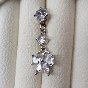 BUTTERFLY BELLY BUTTON RING Multi GEMS